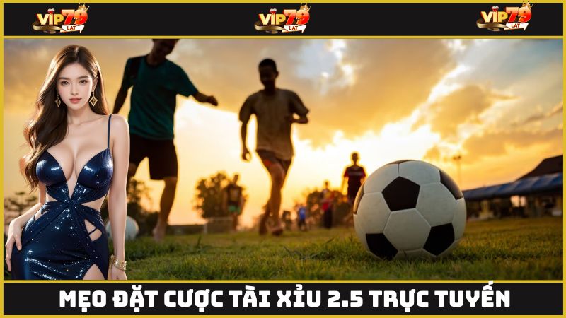 Mẹo đặt cược bóng đá trực tuyến với kèo tài xỉu 2.5
